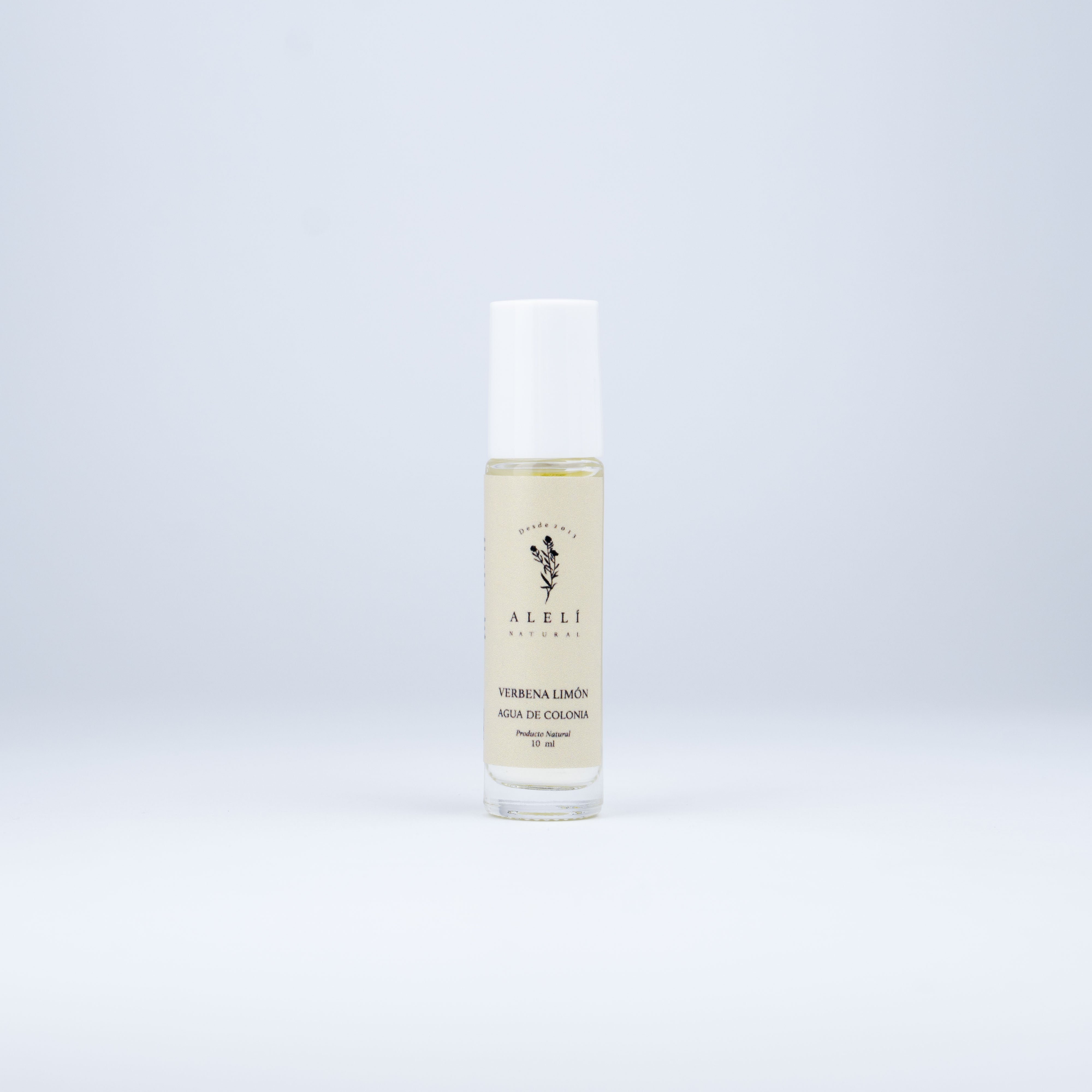 Colonia vegana roll-on Alelí Natural 10 ml Verbena Limón. Aroma cítrico vibrante con energía natural.