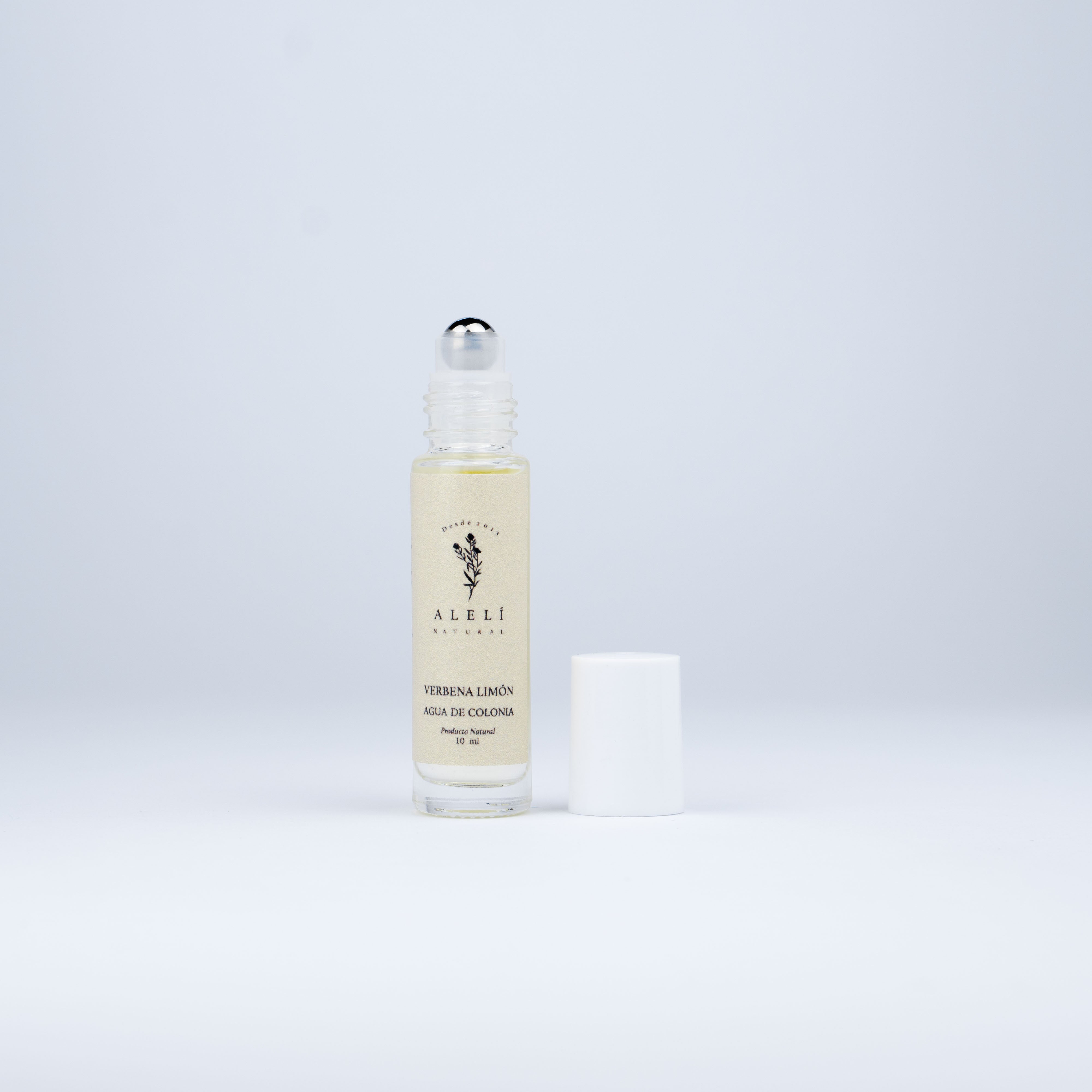 Colonia vegana roll-on Alelí Natural 10 ml Verbena Limón. Aroma cítrico vibrante con energía natural.