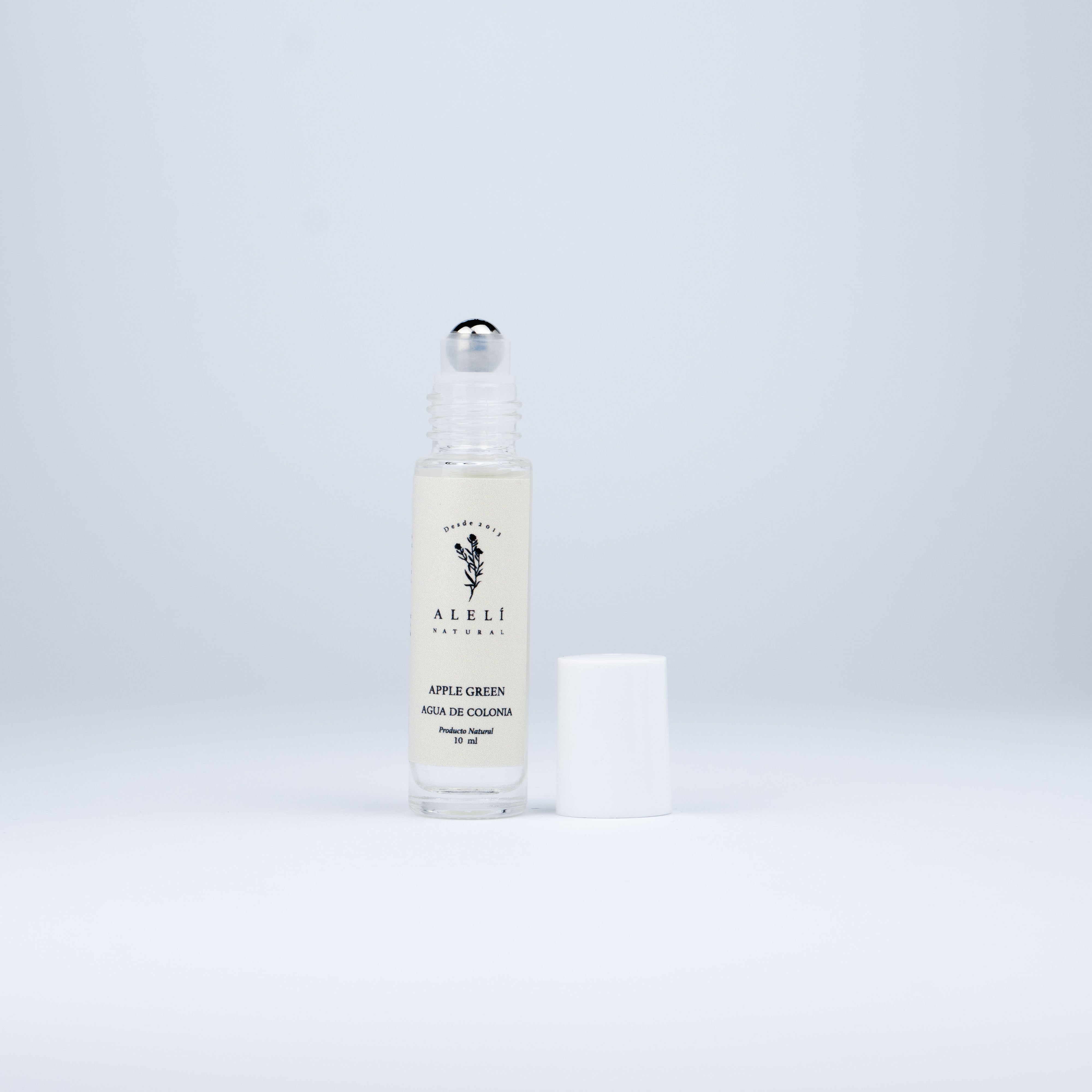 Colonia vegana roll-on Alelí Natural 10 ml Apple Green. Aroma dulce y refrescante para uso diario.
