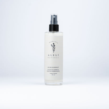 Leche Limpiadora de Benjuí Alelí Natural 100 ml. Limpia, hidrata y tonifica la piel sensible, ideal para uso diario.